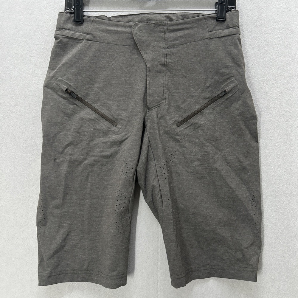 Specialized MTB Cycling Shorts Mens Size 28 X 13 Gray Mountain Bike Trail Vented